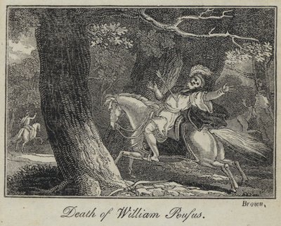 Smrt Williama Rufuse (rytina) od English School