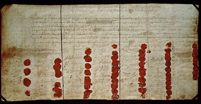 Rozsudek smrti Karla I. (1600-49) 29. ledna 1648 (ve skutečnosti 1649) od English School