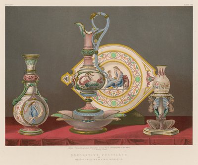 Dekorativní porcelán od pánů Phillipse a Binnse, Worcester od English School