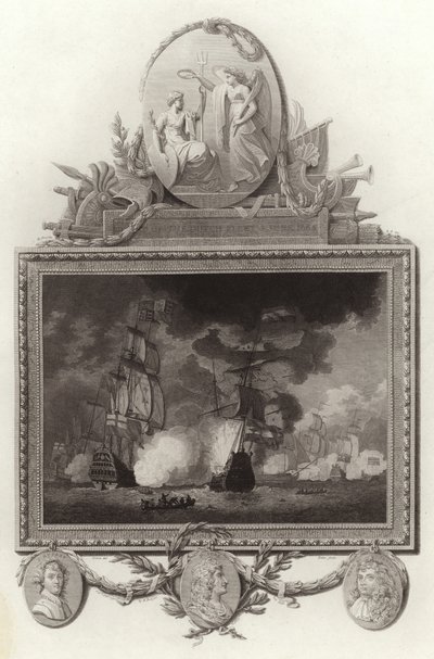 Porážka holandské flotily, 3. června 1665 od English School