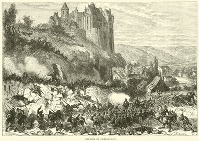 Obrana Chateaudun, říjen 1870 od English School