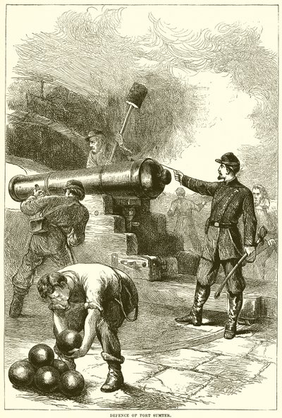 Obrana Fort Sumter od English School