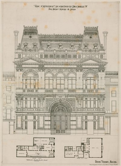 Design pro The Criterion Theatre, Londýn od English School