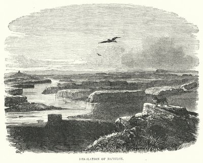 Desolation of Babylon (rytina) od English School