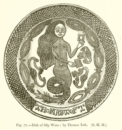 Dish of Slip Ware; od Thomase Tofta od English School