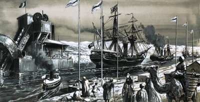 Disraeliho velkým převratem bylo zakoupení kontrolního podílu v Suezském průplavu od English School