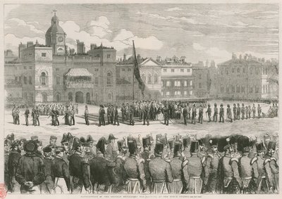 Verleihung der Krimmedaillen durch Ihre Majestät bei den Horse Guards von English School