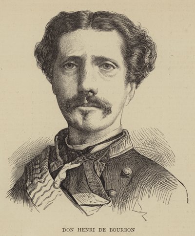 Don Henri de Bourbon (rytina) od English School