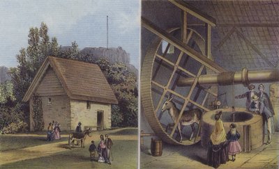 Oslí dům a studna, hrad Carisbrooke od English School