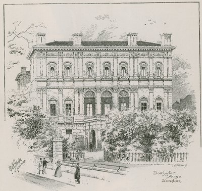 Dorchester House, Park Lane, Londýn, sídlo Shahzada Nasrullah Khan od English School