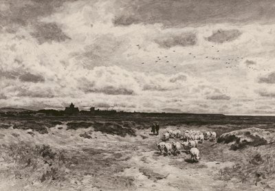 Dornoch, podle G. Reida, RSA (litografie) od English School