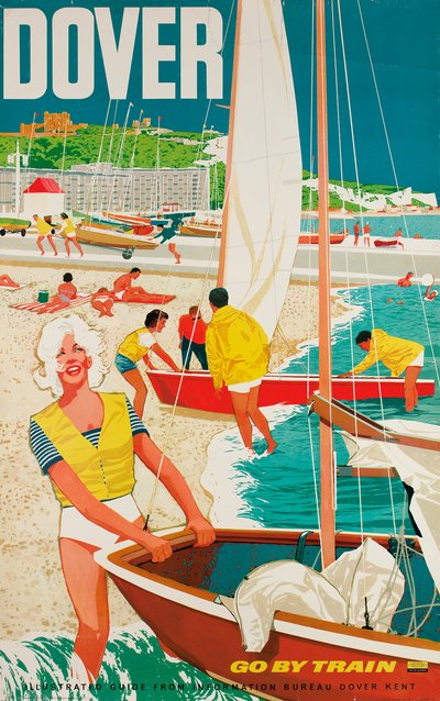 Dover, reklamní plakát British Railways od English School