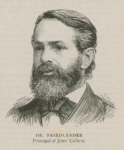 Dr Friedlander, ředitel Židovské školy od English School