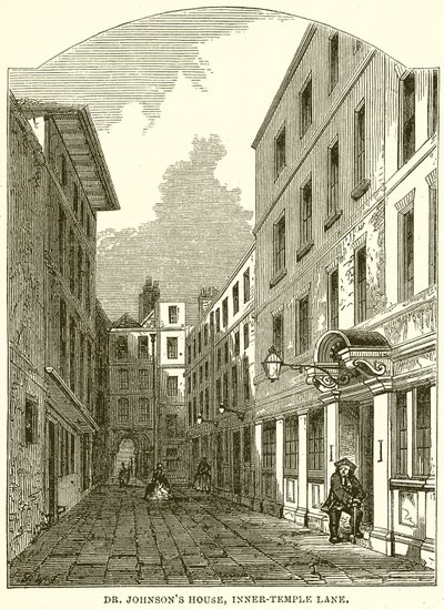 Dům doktora Johnsona, Inner-Temple Lane od English School