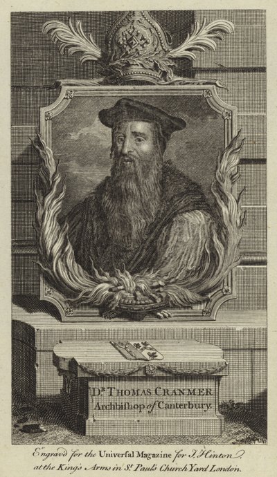 Dr Thomas Cranmer, arcibiskup z Canterbury od English School