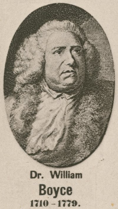 Dr William Boyce (hlubotisk) od English School