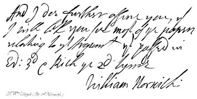 Dr Wm Lloyd, (Bp: z Norwiche) od English School