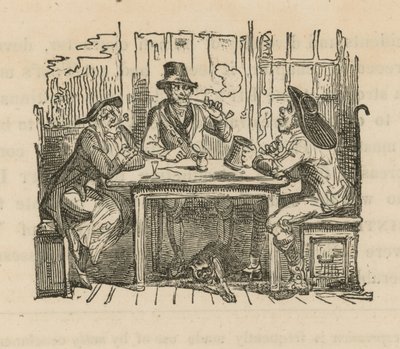 Pití v londýnské taverně od English School