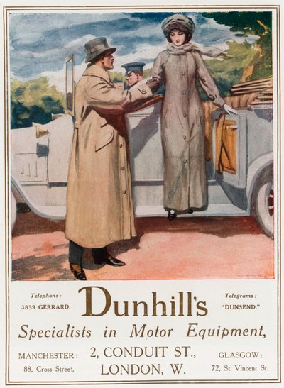 Dunhills, specialisté na motorová zařízení, 2 Conduit Street od English School