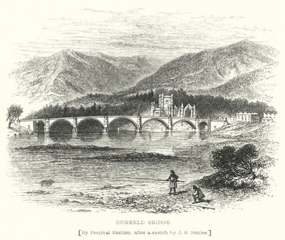 Dunkeld Bridge (rytina) od English School