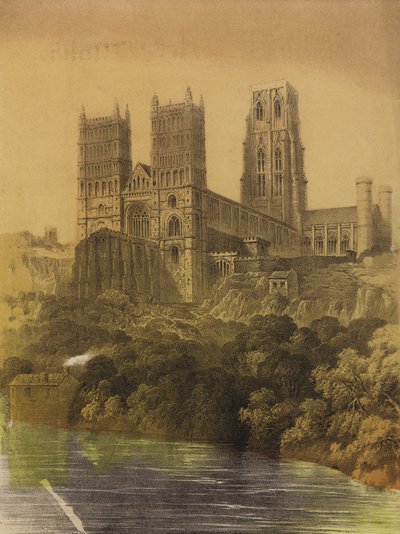Durhamská katedrála od English School