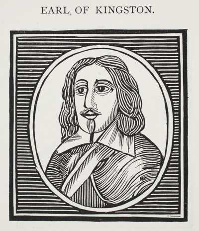 Earl of Kingston (1600-80), ilustrace z Chap-books of the Eighteenth Century od Johna Ashtona, pub. 1882 od English School