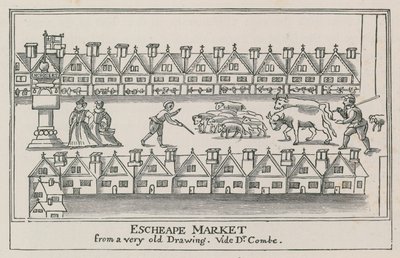 Eastcheap, kolem roku 1598 od English School