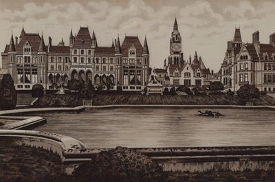 Eaton Hall, východní fronta od English School