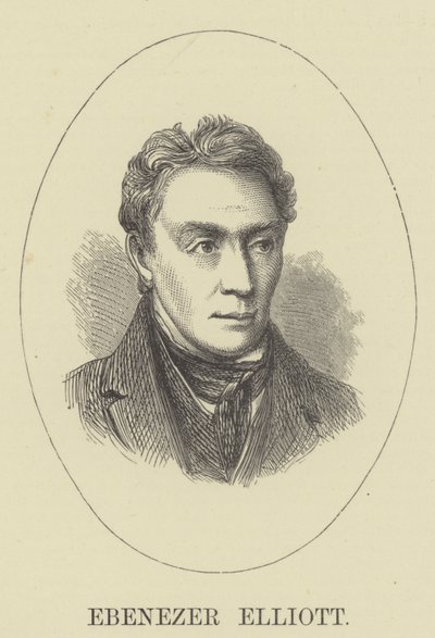 Ebenezer Elliott (rytina) od English School