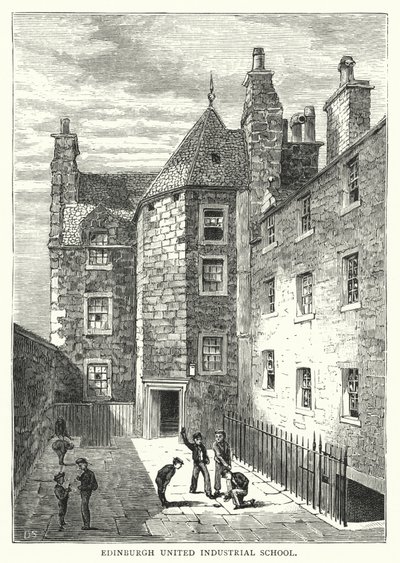 Edinburgh United Industrial School (rytina) od English School