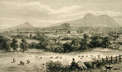 Edinburgh v roce 1880, z 