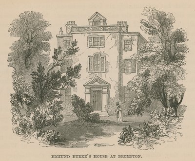 Dům Edmunda Burkese v Bromptonu v Londýně od English School