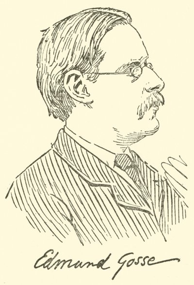 Edmund Gosse (rytina) od English School