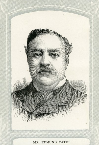 Edmund Yates (1831-94), novinář a romanopisec od English School