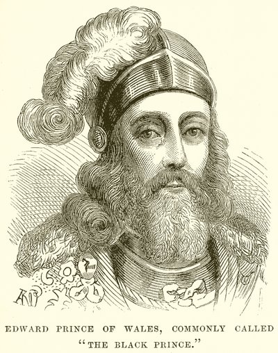 Edward Prince z Walesu, běžně nazývaný Černý princ od English School
