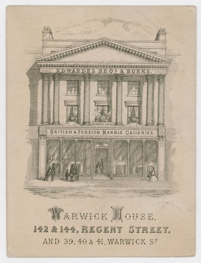 Edwardes Brothers & Burke, vizitka od English School
