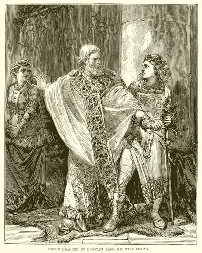 Edwin přetáhl Dunstan od své manželky Elgivy od English School