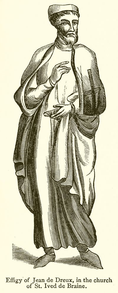 Podobizna Jean de Dreux, v kostele sv. Ives de Braine od English School