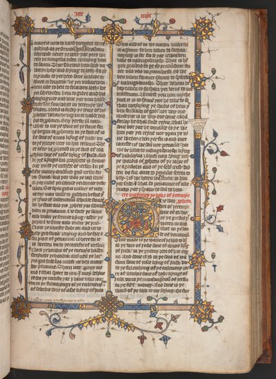 Egerton 617, Viklefovská bible, před rokem 1397 (pergamen) od English School