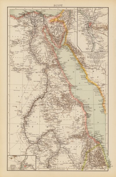 Egypt (barevná litografie) od English School