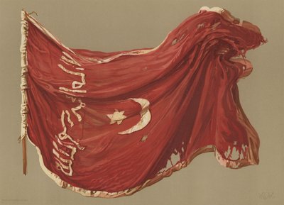 Egyptský standard Sinkat (chromolitho) od English School