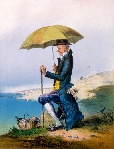 Osm hodin u moře za tři šilinky, tisk vytvořil A. Concannen, 1873 od English School