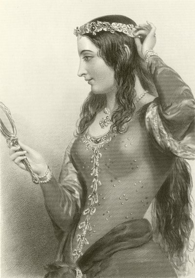 Eleonora Provence, královna krále Jindřicha III od English School