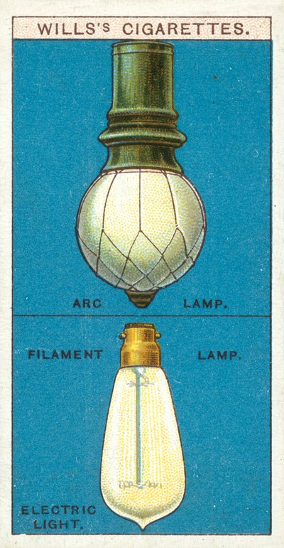 Elektrické světlo (chromolitho) od English School