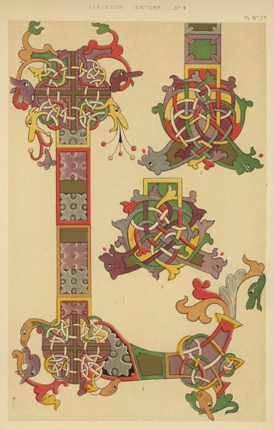 Jedenácté století (chromolitho) od English School