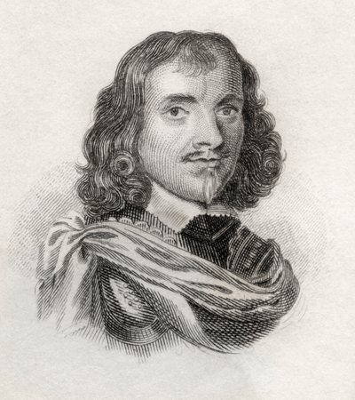 Elias Ashmole, z „Crabbes Historical Dictionary“, vydaného v roce 1825 od English School