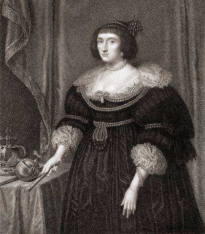 Alžběta, královna česká (1596-1662), z Lodges British Portraits, 1823 od English School
