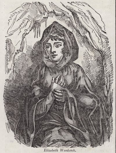 Elizabeth Woodcock (rytina) od English School