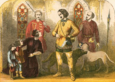Elizabeth Woodville úpěnlivě prosila krále Edwarda, aby zvrátil manžela zesnulého od English School