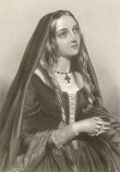 Alžběta z Woodville, královna krále Edwarda IV od English School